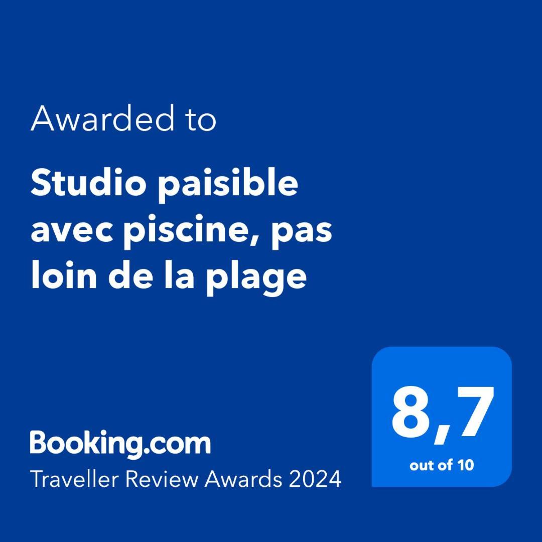 Studio Paisible Avec Piscine, Pas Loin De La Plage La Trinité Zewnętrze zdjęcie